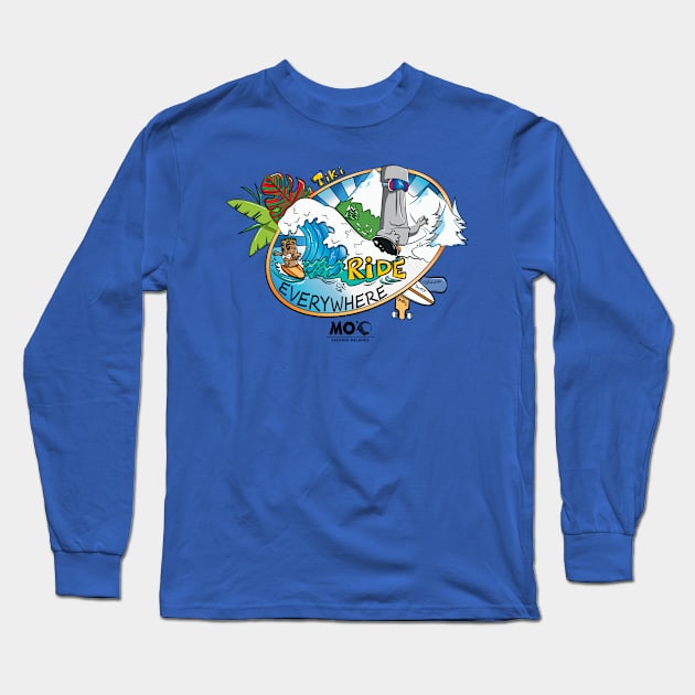 Ride Everywhere Long Sleeve T-Shirt by Moo-SB